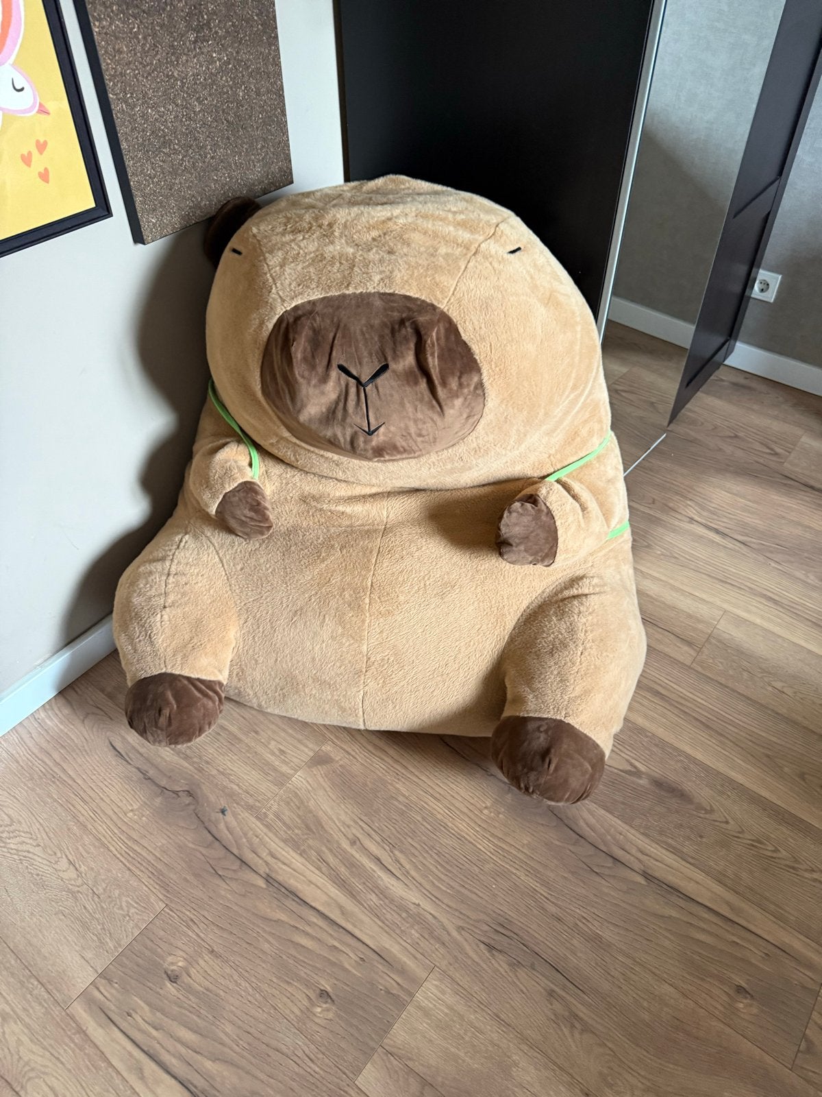 Grote Capibara Zitzak - Perfect voor Kinderkamer, Ophalen, Overige typen, Zo goed als nieuw, Bruin