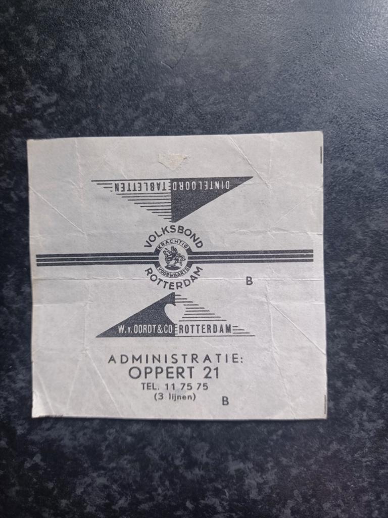 Suikerwikkel Volksbond Rotterdam, Verzamelen, Ophalen, Nederland