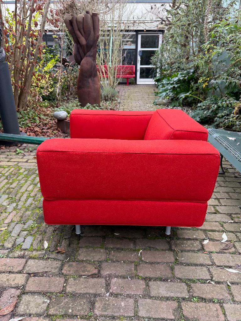 2x Cassina Reef fauteuils draaibaar Italiaans Design, Huis en Inrichting, Ophalen, Gebruikt, Overige materialen, Modern Klassiek Italiaans Geometrisch Bauhaus
