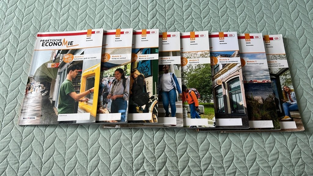 Praktische economie Havo 4/5, Malmberg, 8 boeken, Malmberg, Economie, HAVO, Ophalen of Verzenden