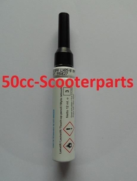 Lakstift Piaggio Vespa 85/B Mat Zwart 55Ve27, Ophalen of Verzenden