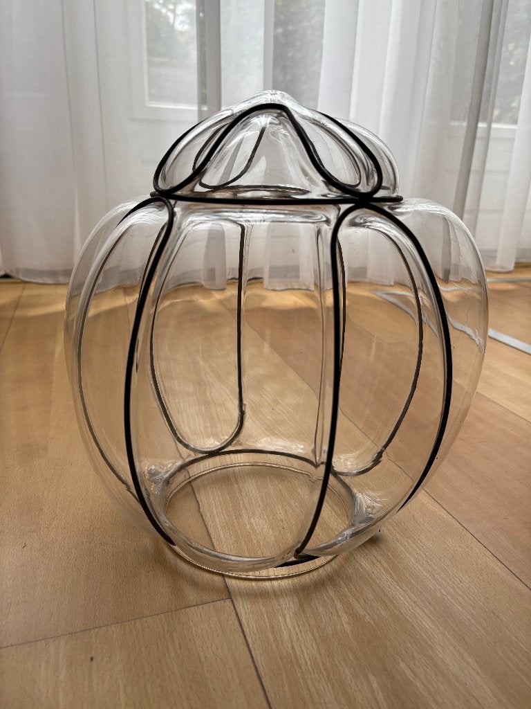 Glazen lampenkap (Art Nouveau), Gebruikt, Meerkleurig, 26 cm, 32 cm
