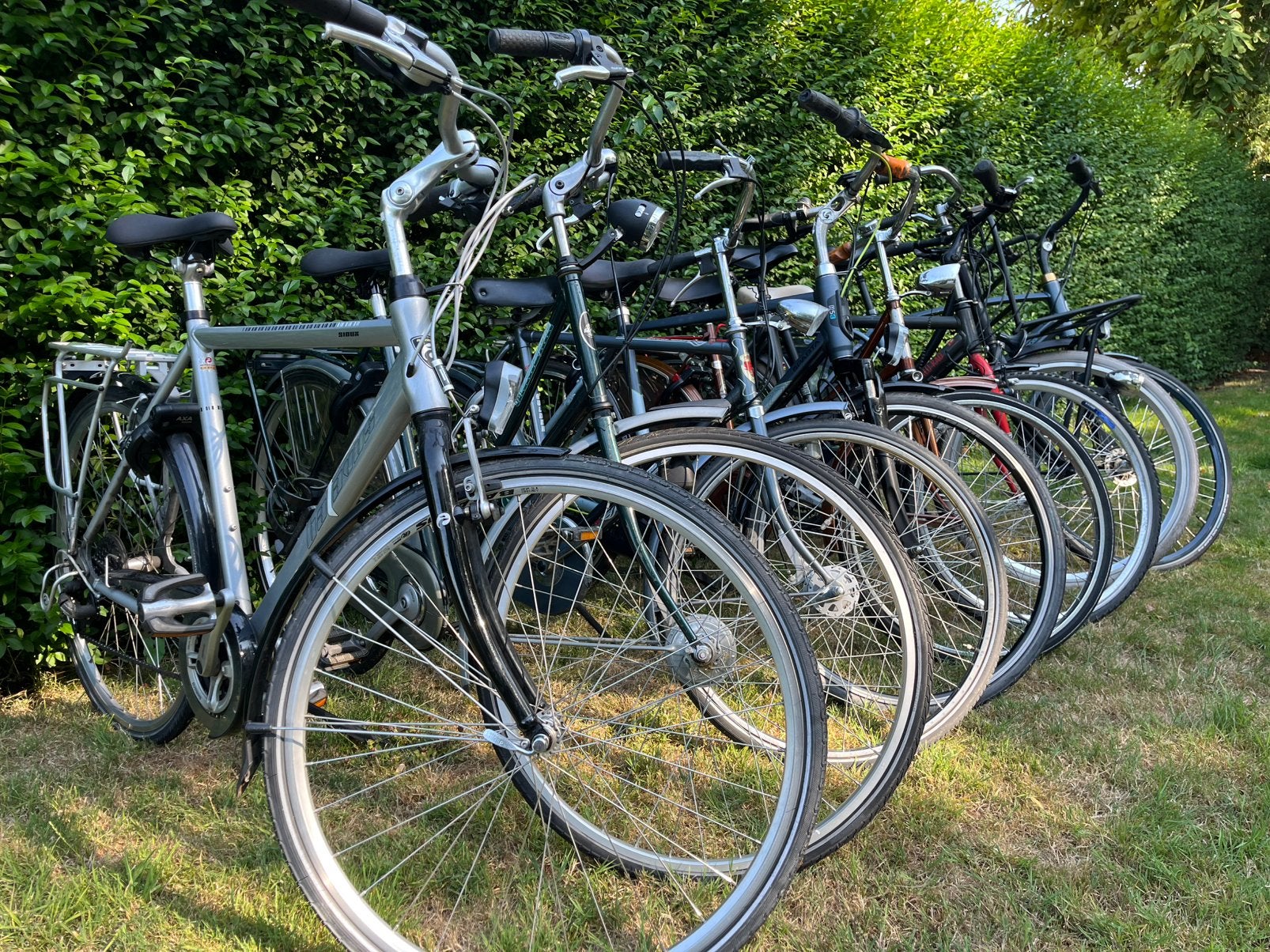 Partij opknapfietsen 8 stuks te koop, Ophalen, Sparta, Schijfrem, 53 tot 56 cm