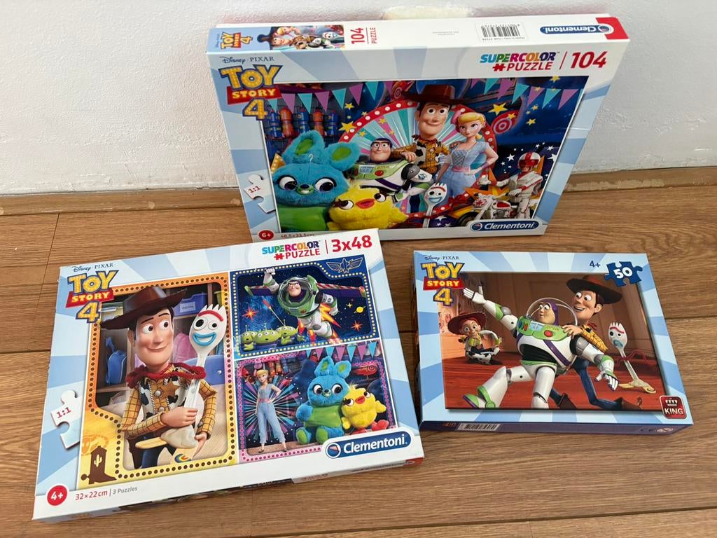 Toy story puzzels, Ophalen of Verzenden, Meer dan 50 stukjes, Zo goed als nieuw