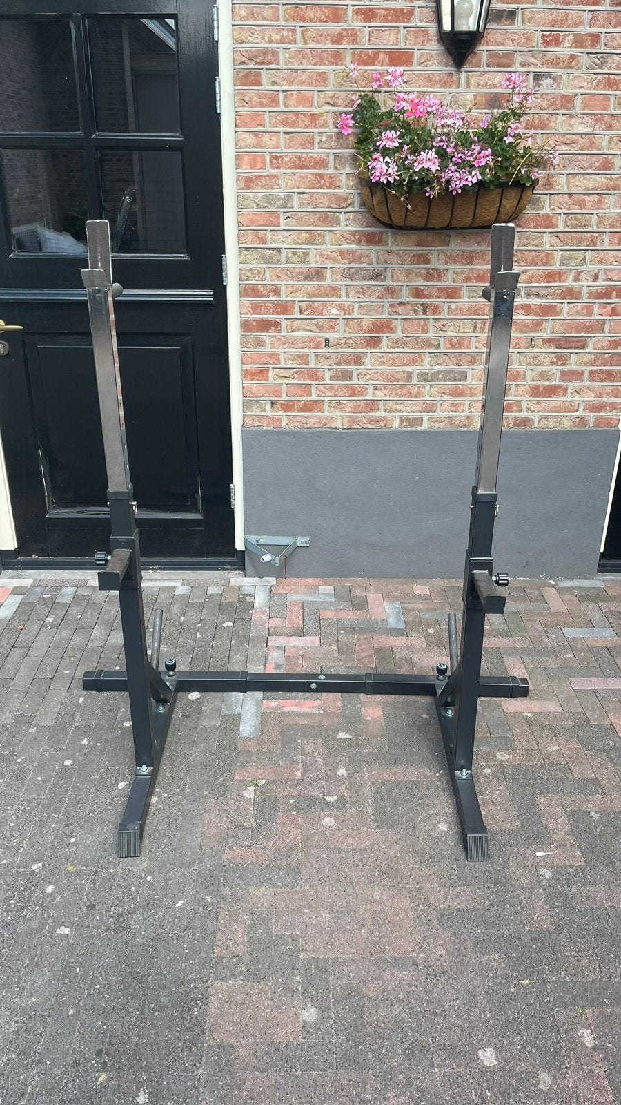 VERSTELBAAR SQUAT / BANKDRUK RACK MET DIP BARS, Ophalen of Verzenden, Gebruikt, Overige typen