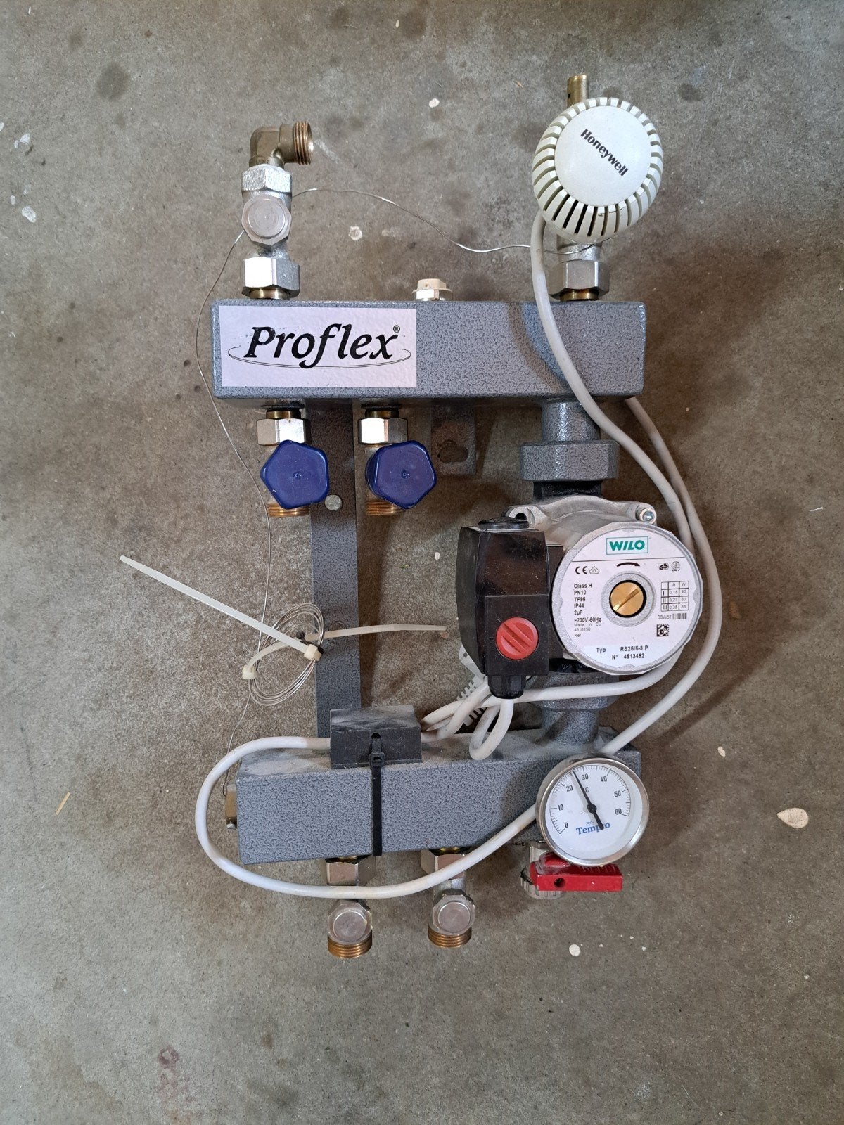 Proflex Vloerverwarmingsverdeler met Wilo Pomp, Ophalen of Verzenden