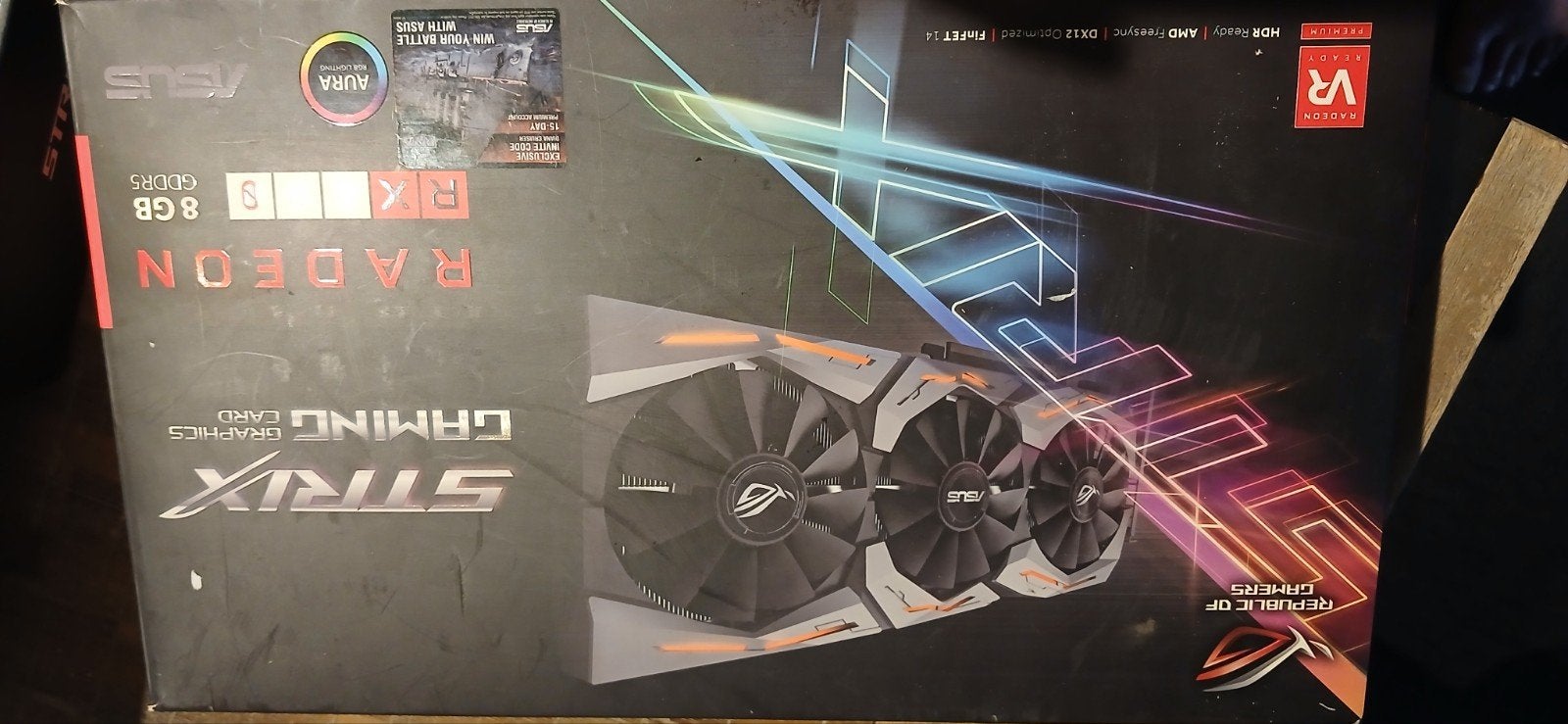 ASUS ROG Strix Radeon RX 480 8GB Gaming Videokaart, Computers en Software, Videokaarten, Ophalen, PCI-Express 3, Gebruikt, AMD