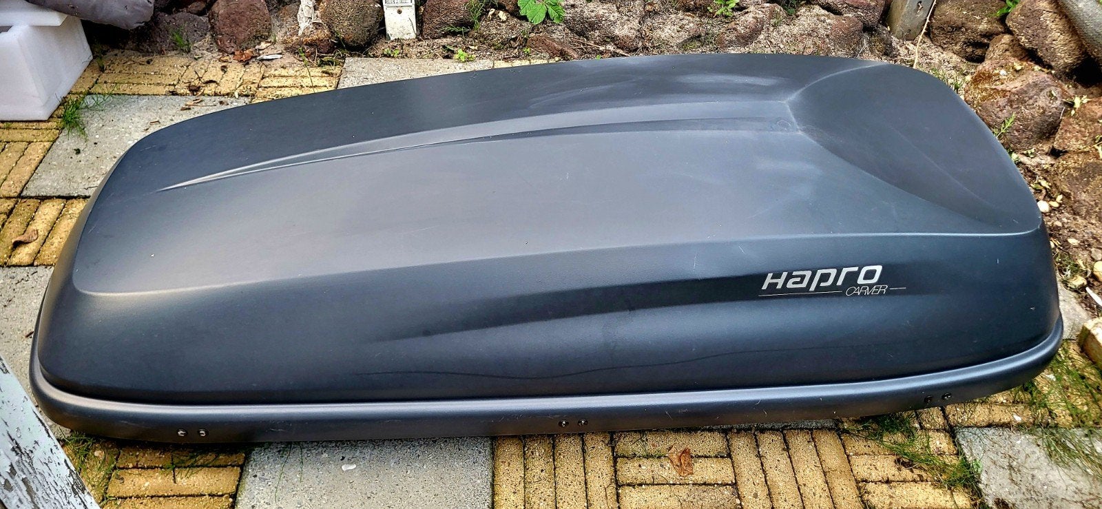 Hapro Carver Dakkoffer met Dakdragers, Ophalen, Gebruikt