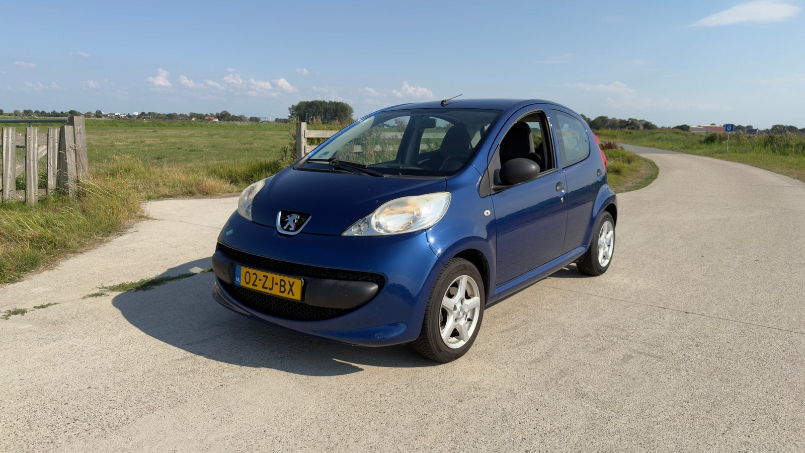 Peugeot 107 1.0 12V 5DR 2008 Blauw, Auto's, Peugeot, Voorwielaandrijving, 68 pk, Origineel Nederlands, Handgeschakeld