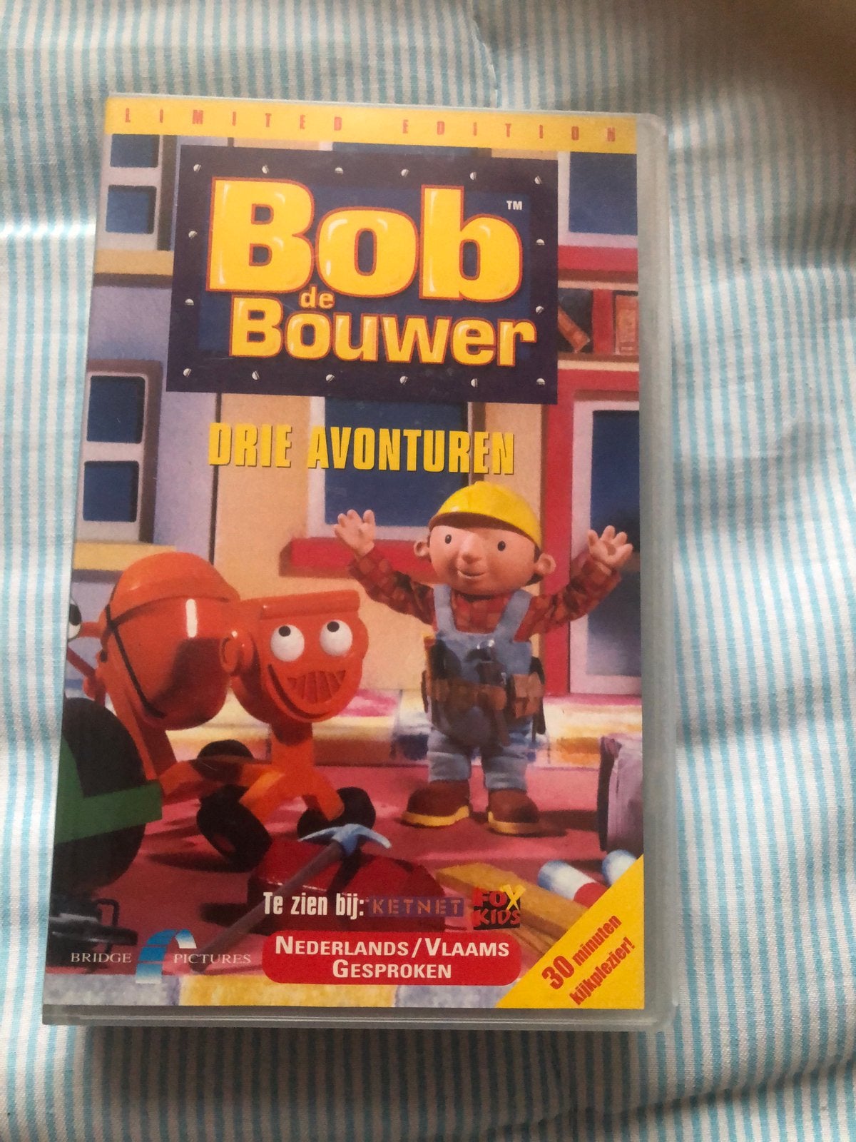Bob de Bouwer, Cd's en Dvd's, VHS | Kinderen en Jeugd, Alle leeftijden, Ophalen of Verzenden, Zo goed als nieuw
