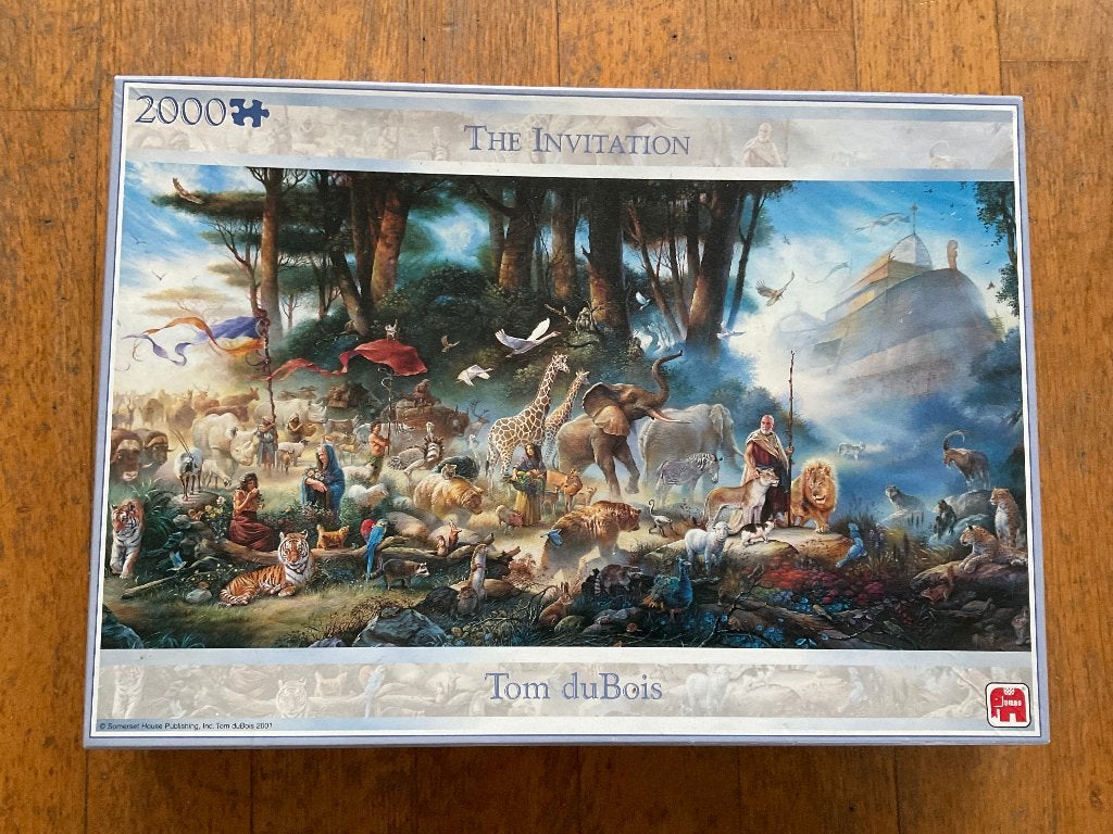 Tom duBois Ark van Noach Jumbo puzzel 2000 stukjes, Hobby en Vrije tijd, Denksport en Puzzels, Ophalen of Verzenden, Meer dan 1500 stukjes