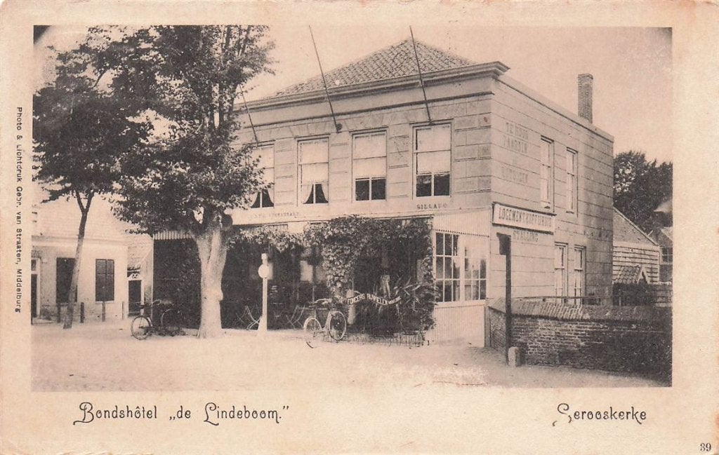 703-080-031 Bondshôtel De Lindeboom Serooskerke, Ophalen of Verzenden, Voor 1920, Zeeland