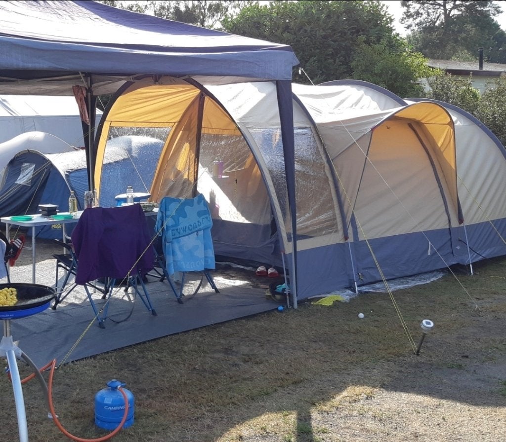 Kampeertent Eurotrail Alabama btc 4p, Caravans en Kamperen, Ophalen, Zo goed als nieuw, Tot en met 4