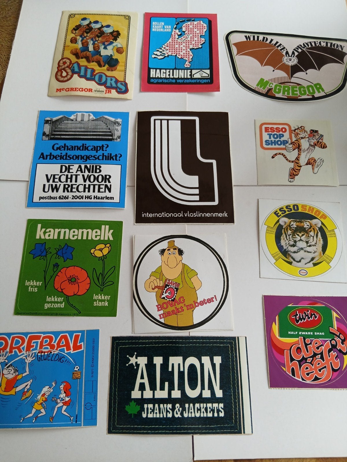 Stickers vintage 7, Ophalen of Verzenden, Nieuw, Meerdere stickers