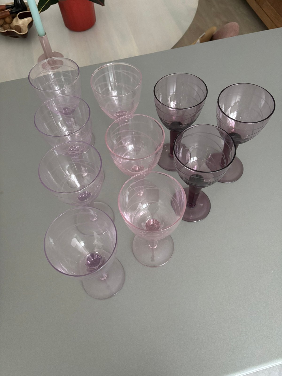10 Ikea Pralin wijnglazen, Huis en Inrichting, Ophalen, Glas of Glazen, Overige stijlen, Glas