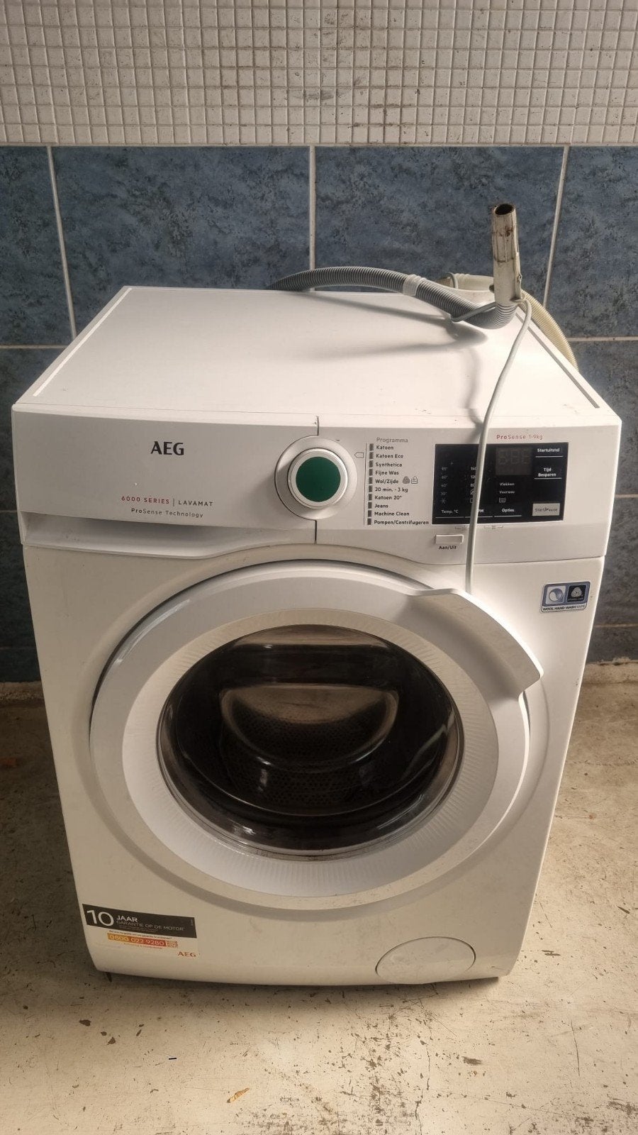 AEG 6000 serie wasmachine 9kg voor onderdelen, Witgoed en Apparatuur, Wasmachines, 8 tot 10 kg, Ophalen of Verzenden, Niet werkend