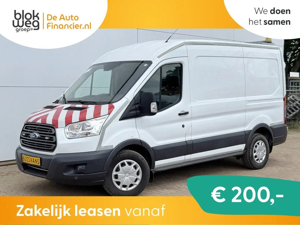 Ford Transit 2.0 TDCI 130PK € 12.445,00, Gebruikt, 4 cilinders, Wit, Leder