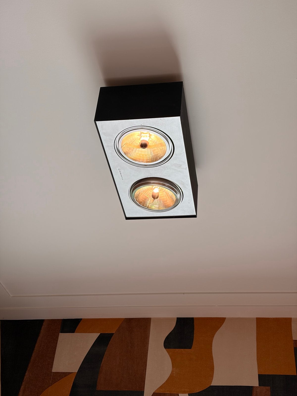 Philips Lirio opbouwspots halogeen 50W, Gebruikt, Zwart, Philips, Overige fittingen