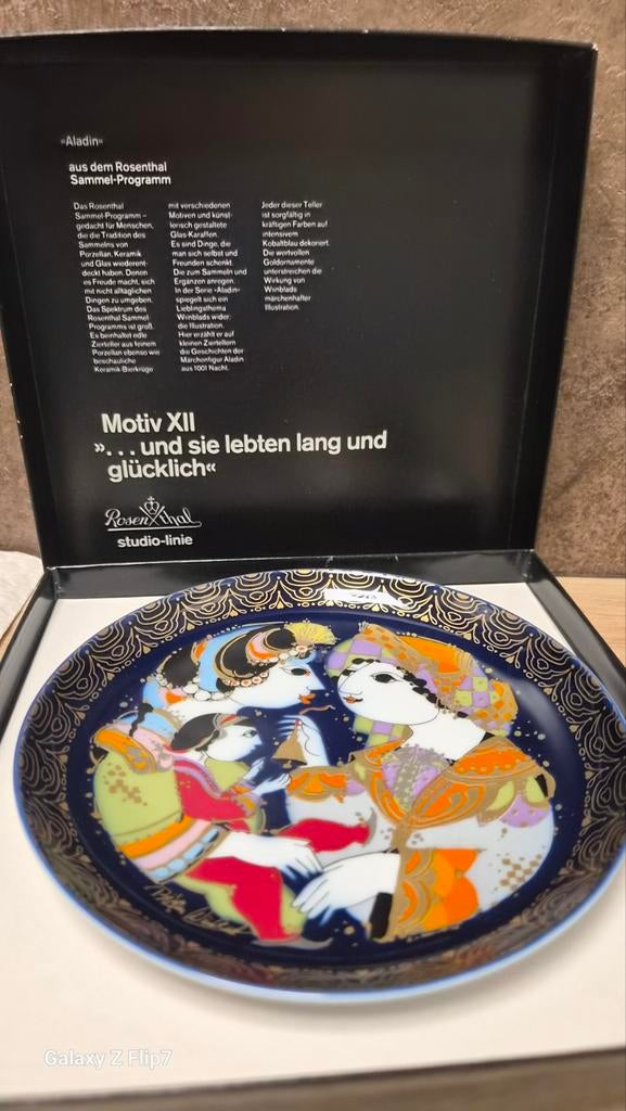 Rosenthal Studio-Linie “Aladin” 5 st Björn Wiinblad topstaat, Antiek en Kunst, Antiek | Porselein, Ophalen of Verzenden
