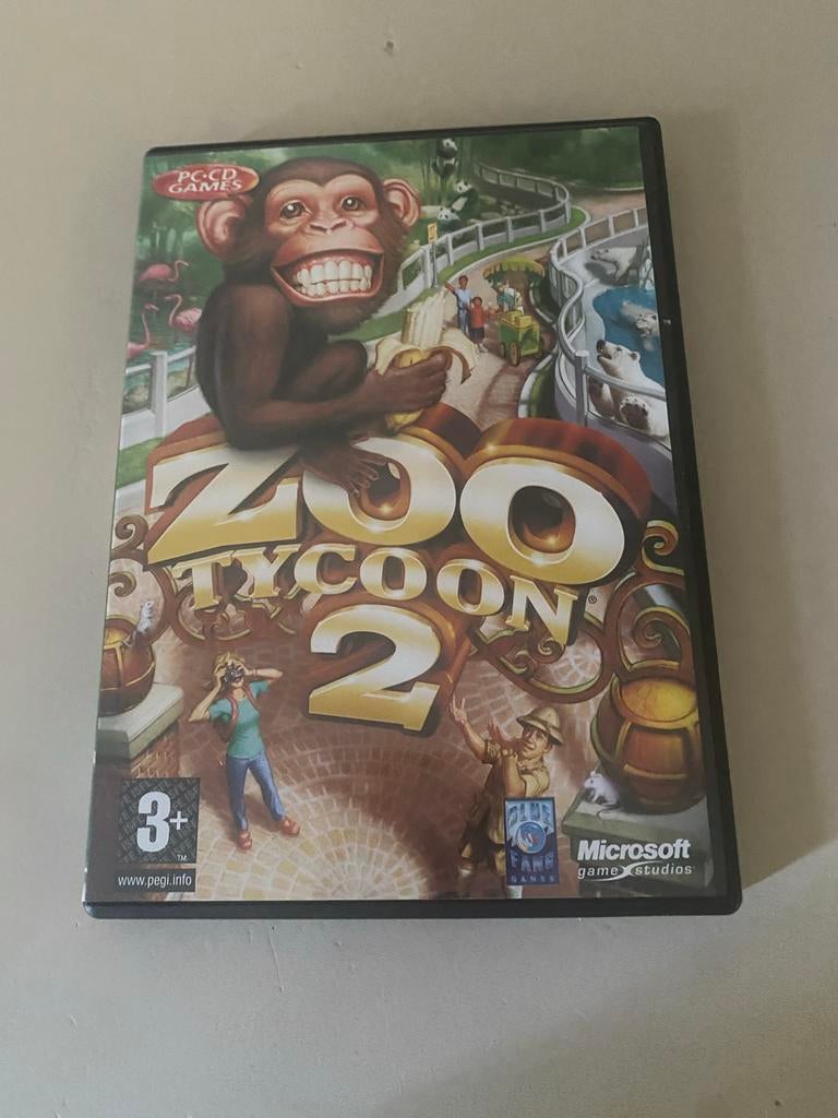 Zoo Tycoon 2 PC CD-ROM - Bouw je eigen dierentuin!, Spelcomputers en Games, Games | Pc, Gebruikt, Simulatie, 1 speler, Vanaf 3 jaar