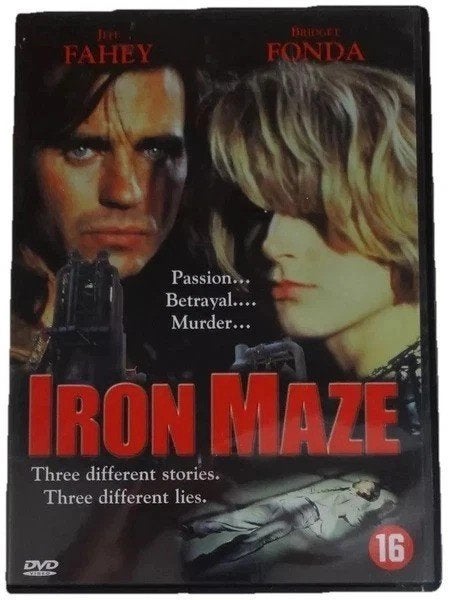 Iron Maze Dvd 1991 Bridget Fonda Jeff Fahey Regio 2, Psychologische thriller, Engels, Vanaf 16 jaar, Verzenden
