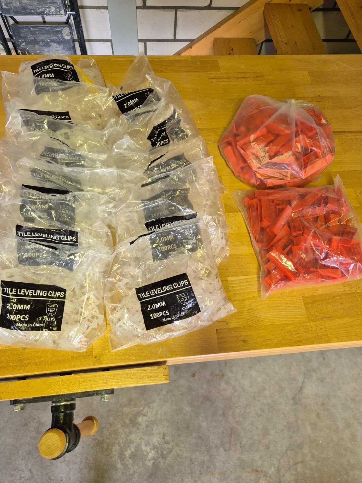 Tegel leveling clips, Doe-het-zelf en Verbouw, Overige materialen, Minder dan 20 cm, 10 m² of meer, Minder dan 20 cm