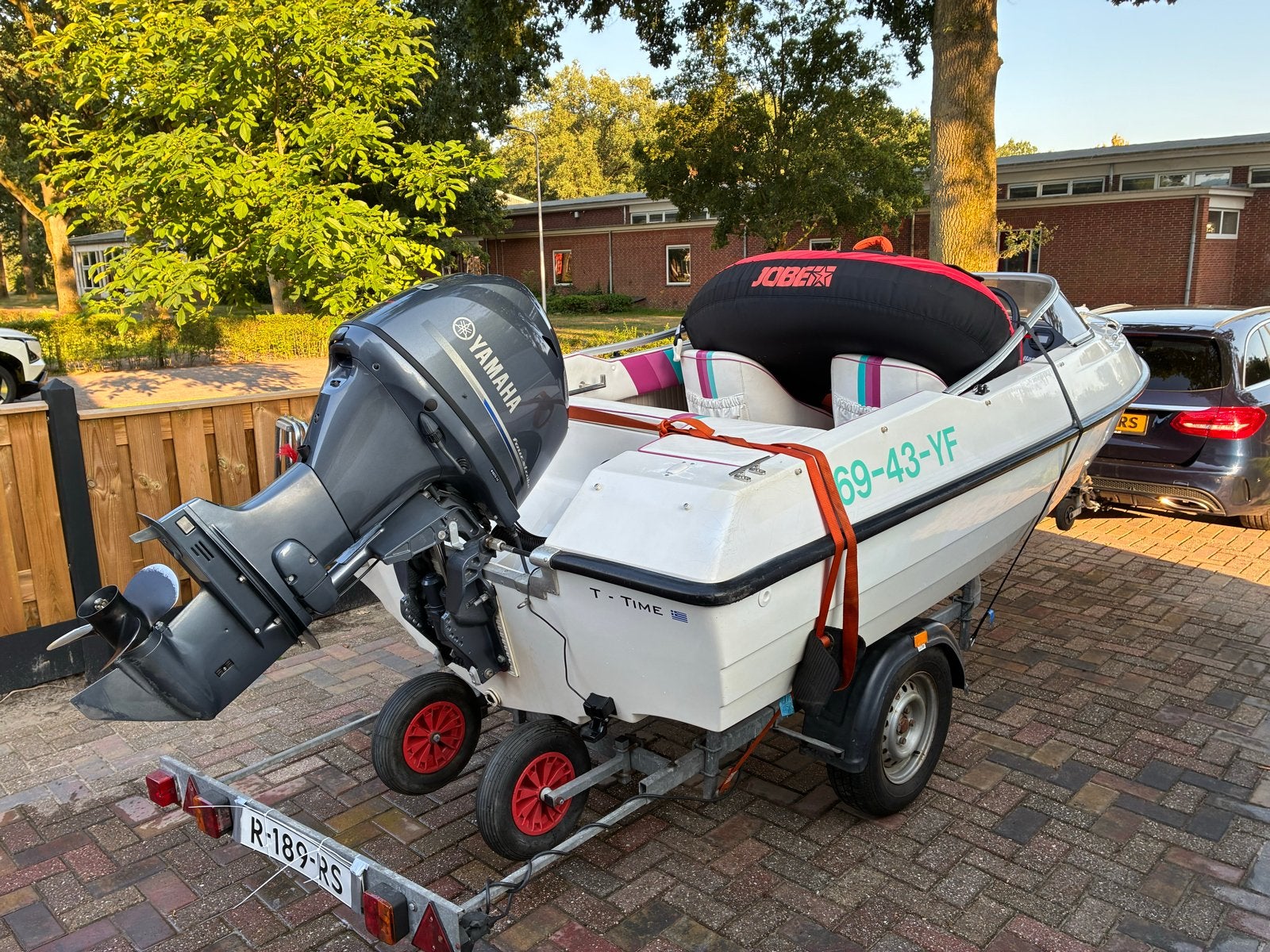 Speedboot Hellas met Yamaha 50 pk buitenboordmotor, Ophalen, Overige merken, Gebruikt, Minder dan 70 pk