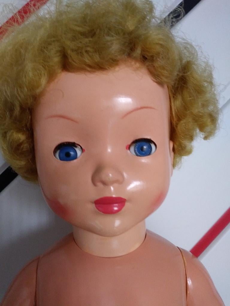 Antieke celluloid pop Technoplast Tsjechoslowakije jaren 50, Antiek en Kunst, Ophalen