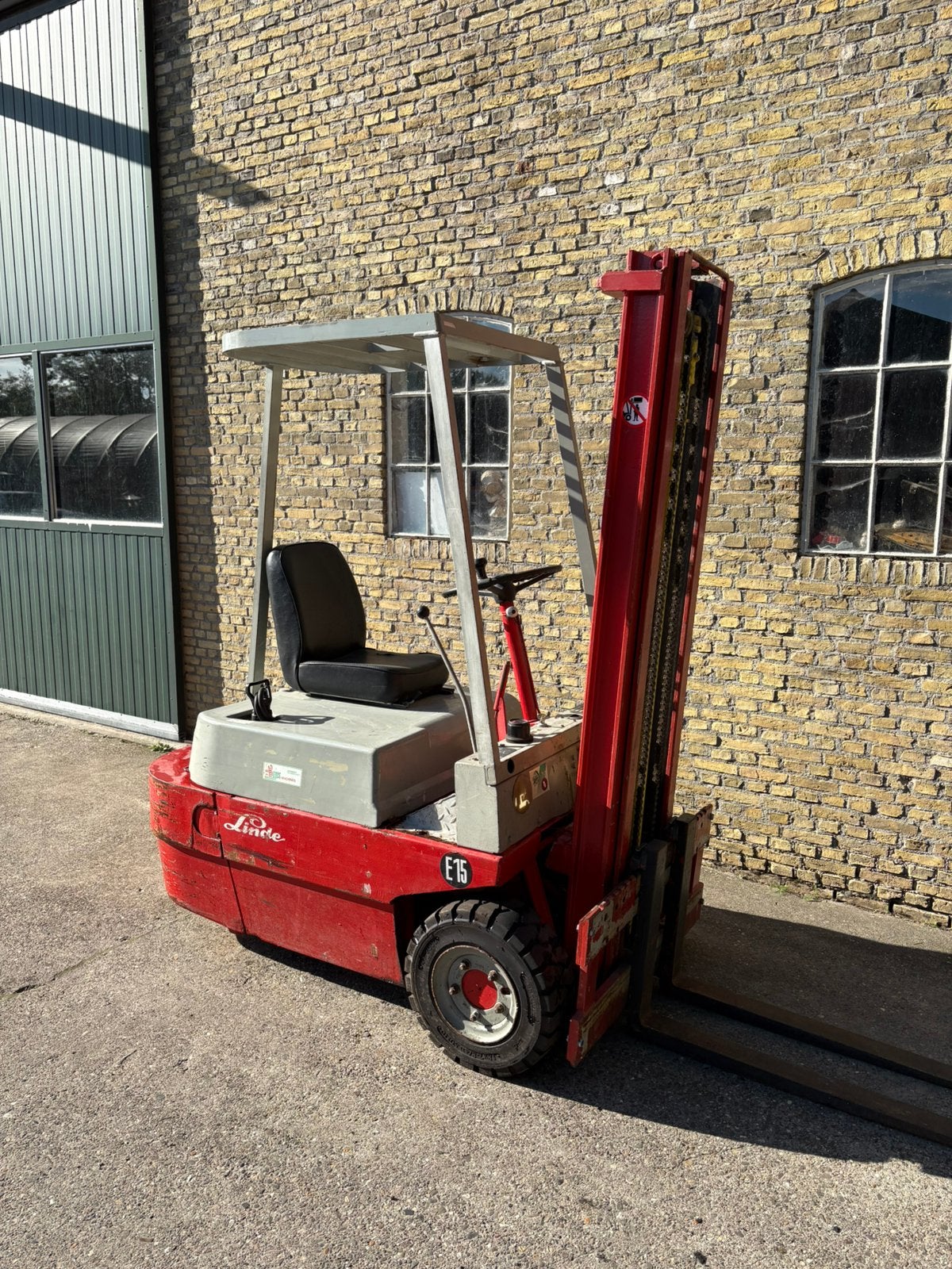 Linde E15 Elektrische heftruck (staat onbekend) 1,5 Ton, LINDE, Heftruck, Ophalen of Verzenden, 1000 tot 2000 kg