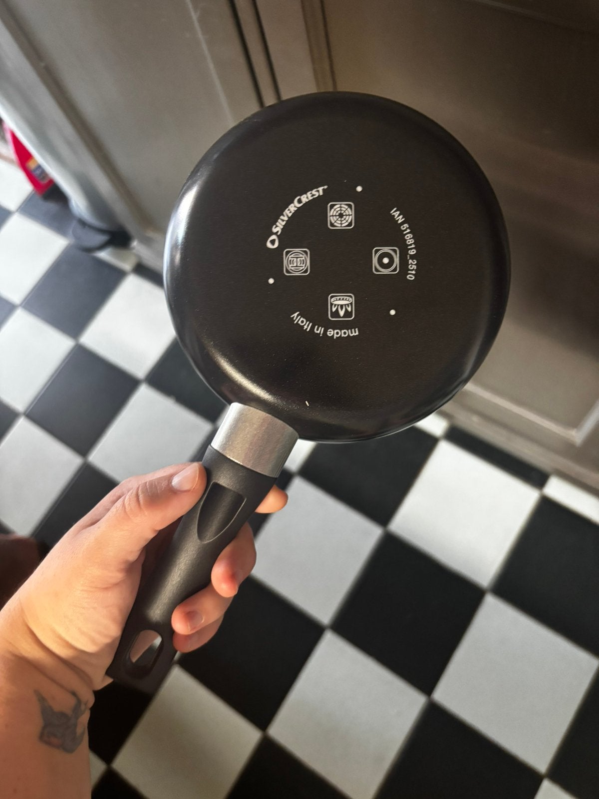 Pan, Ophalen, Zo goed als nieuw, Rvs