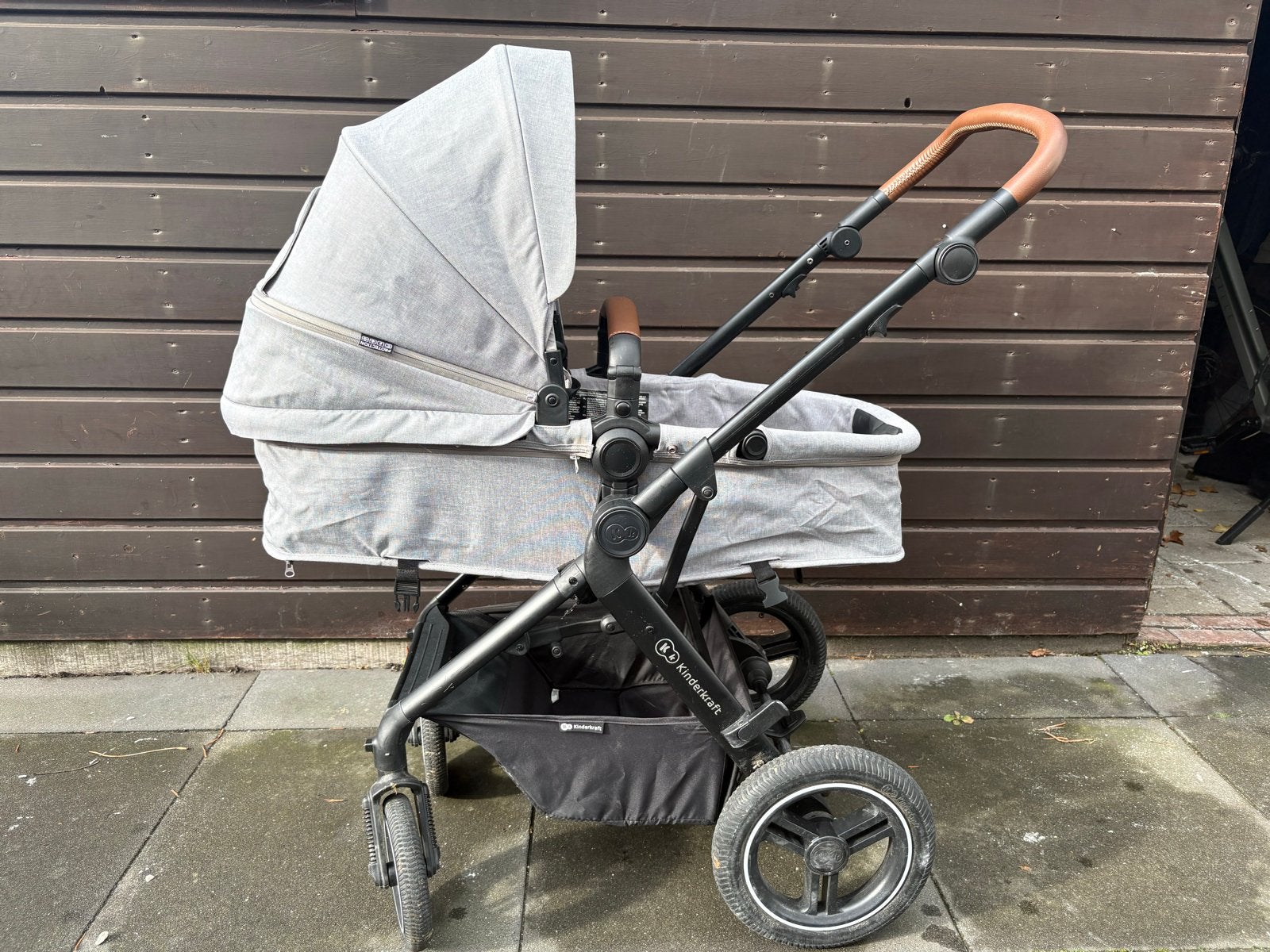 Kinderkraft 3-in-1 kinderwagen, Gebruikt, Luchtbanden, Combiwagen, Ophalen