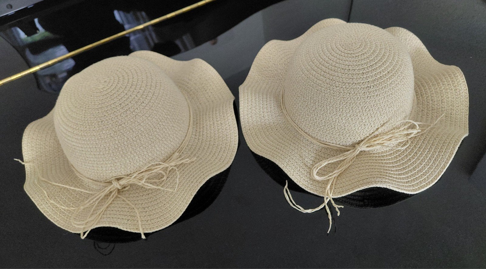 Te koop: Zomerhoed/strandhoed kind (2x), Ophalen of Verzenden, Zo goed als nieuw, Meisje, Hoed