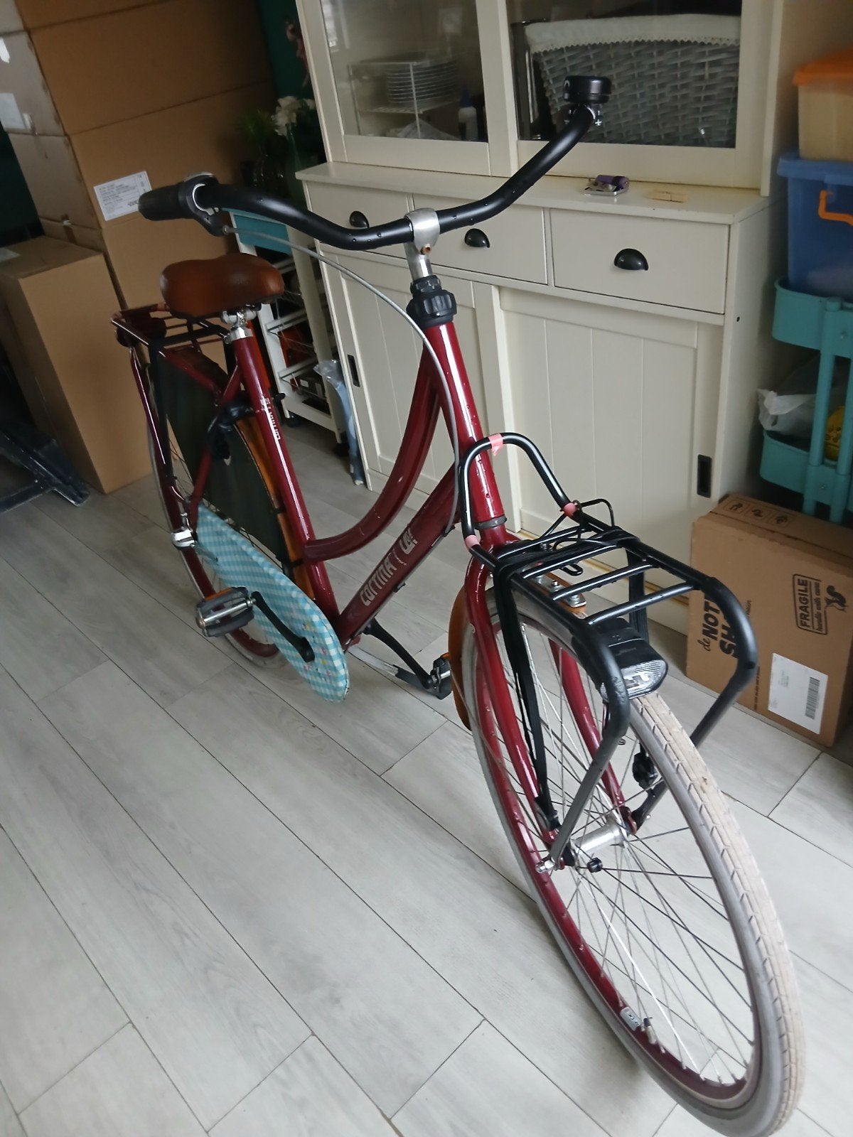 Cortina U4 Transportfiets Dames - Zo goed als nieuw, Terugtraprem, 53 tot 56 cm, Versnellingen, Zo goed als nieuw