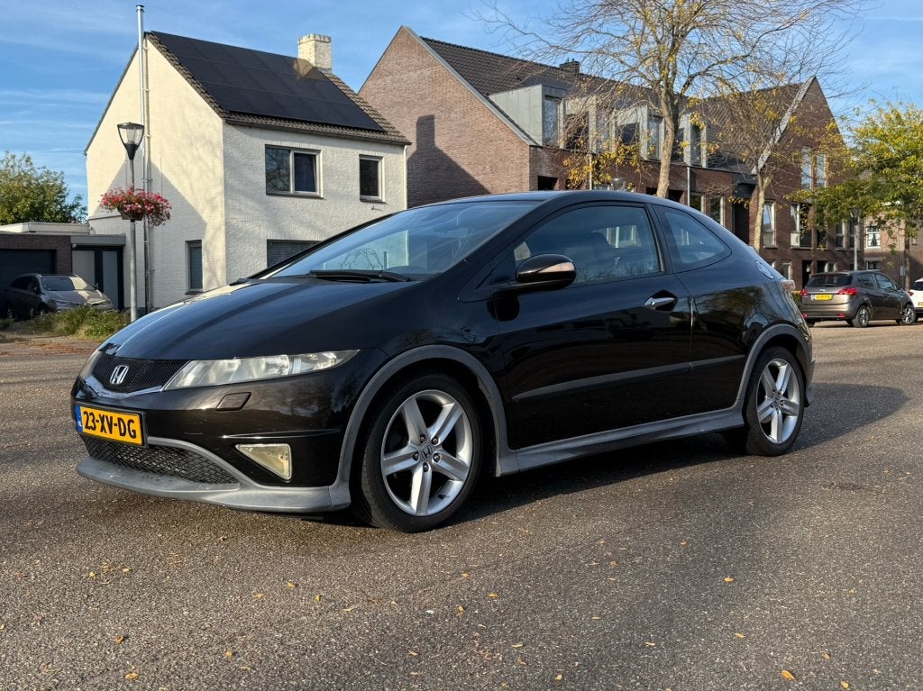 Honda Civic 1.8 Type-s Advantage | nieuwe apk | vol opties, Auto's, Voorwielaandrijving, Zwart, 4 cilinders, Origineel Nederlands