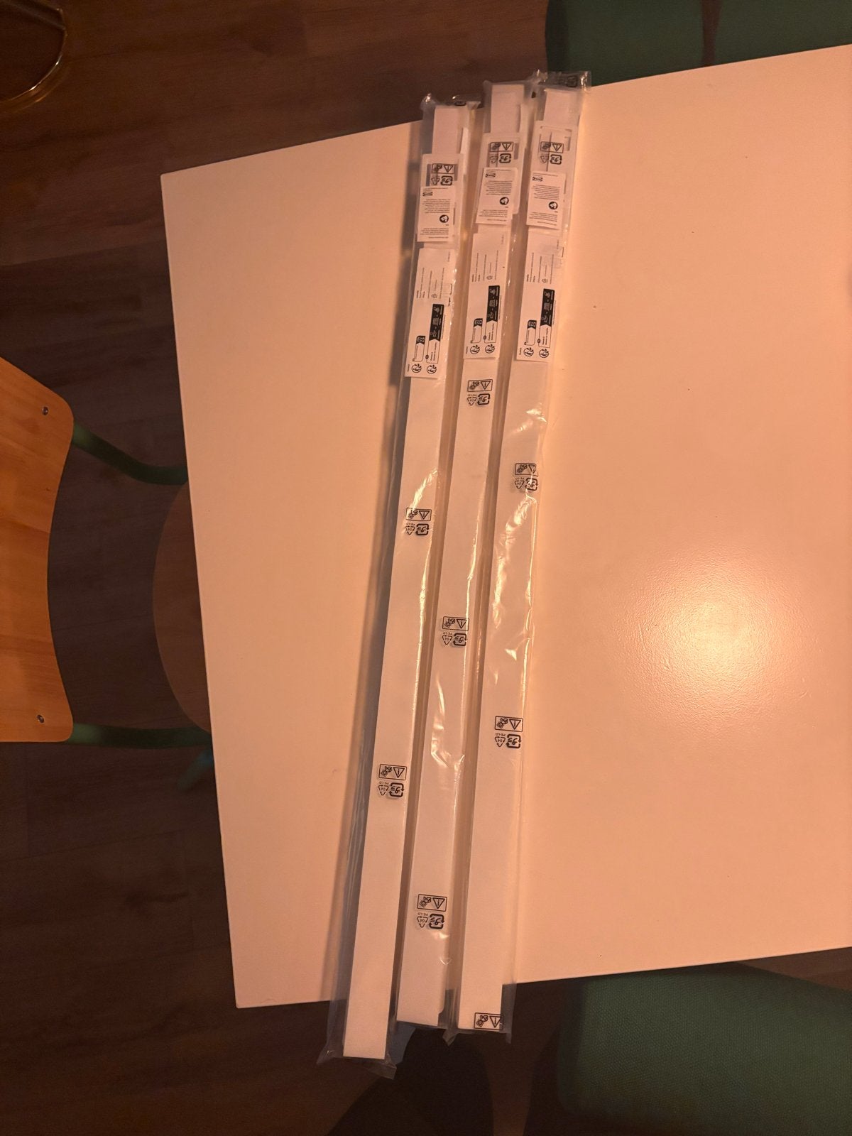 3x IKEA SCHOTTIS Plisségordijn 90x190 cm Wit, Huis en Inrichting, Stoffering | Gordijnen en Lamellen, Ophalen, Wit, Nieuw, Lichtdoorlatend