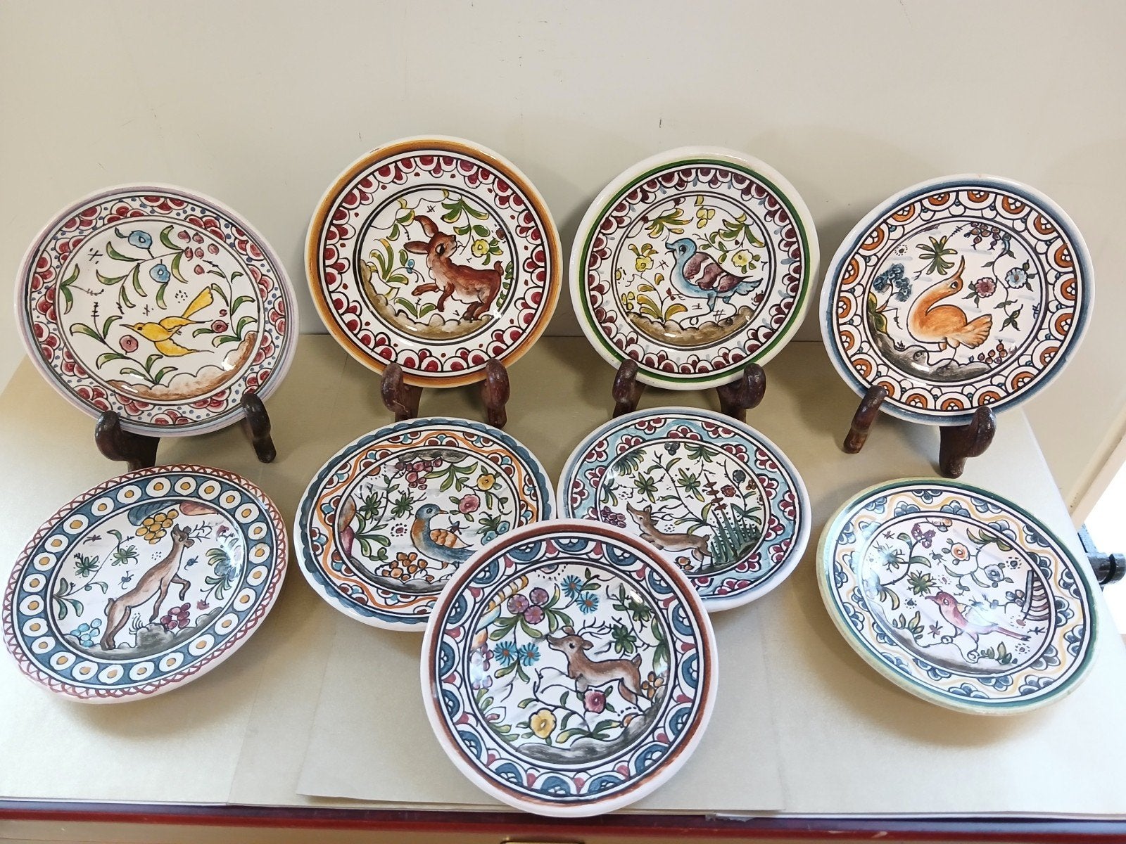 Vintage Portugese schaaltjes, Estrela de Coimbra Hand paint, Ophalen of Verzenden