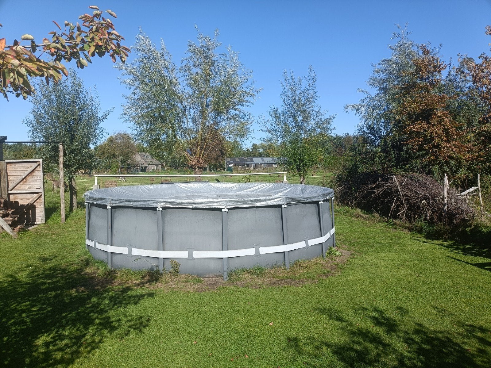 intex zwembad rond, Gebruikt, Rond, 300 cm of meer, Ophalen
