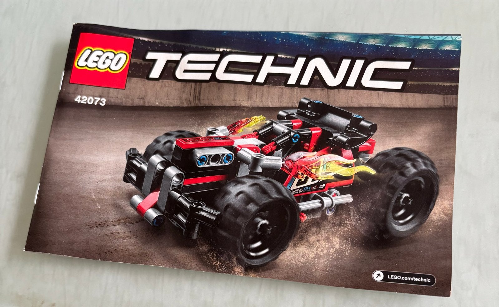 Lego Technic 42073 BASH! Pull Back Racer, Lego, Ophalen of Verzenden, Zo goed als nieuw, Complete set