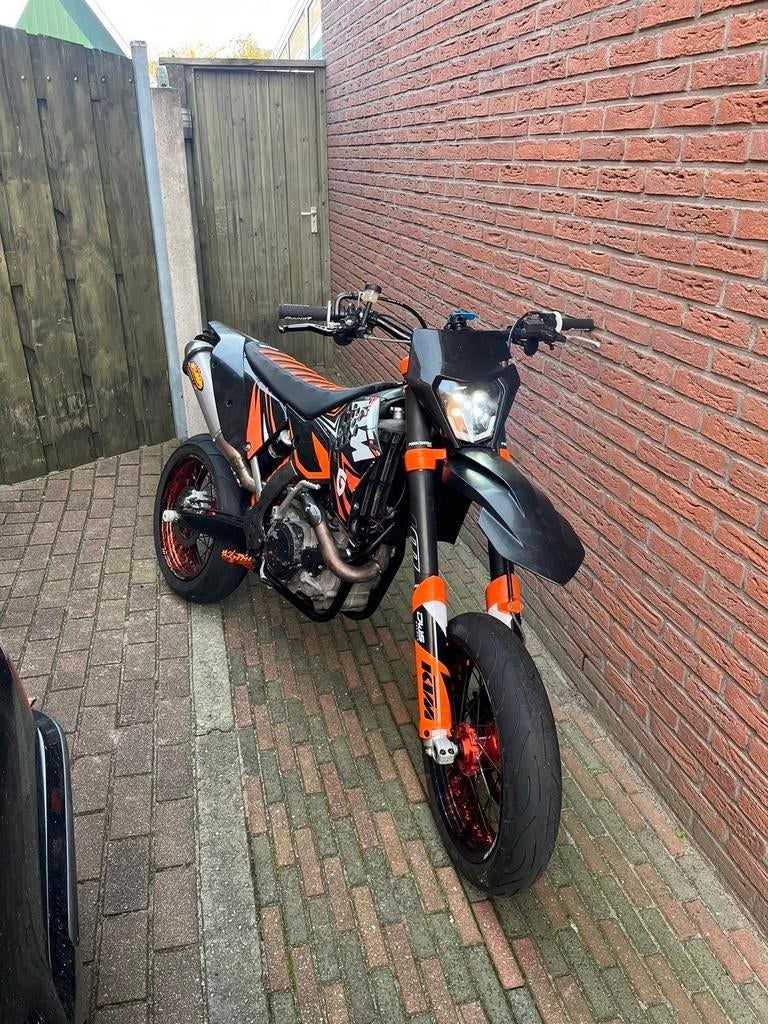 KTM exc 450 Supermoto a2, 6 versnellingen, Zo goed als nieuw, Ophalen, 450 cc
