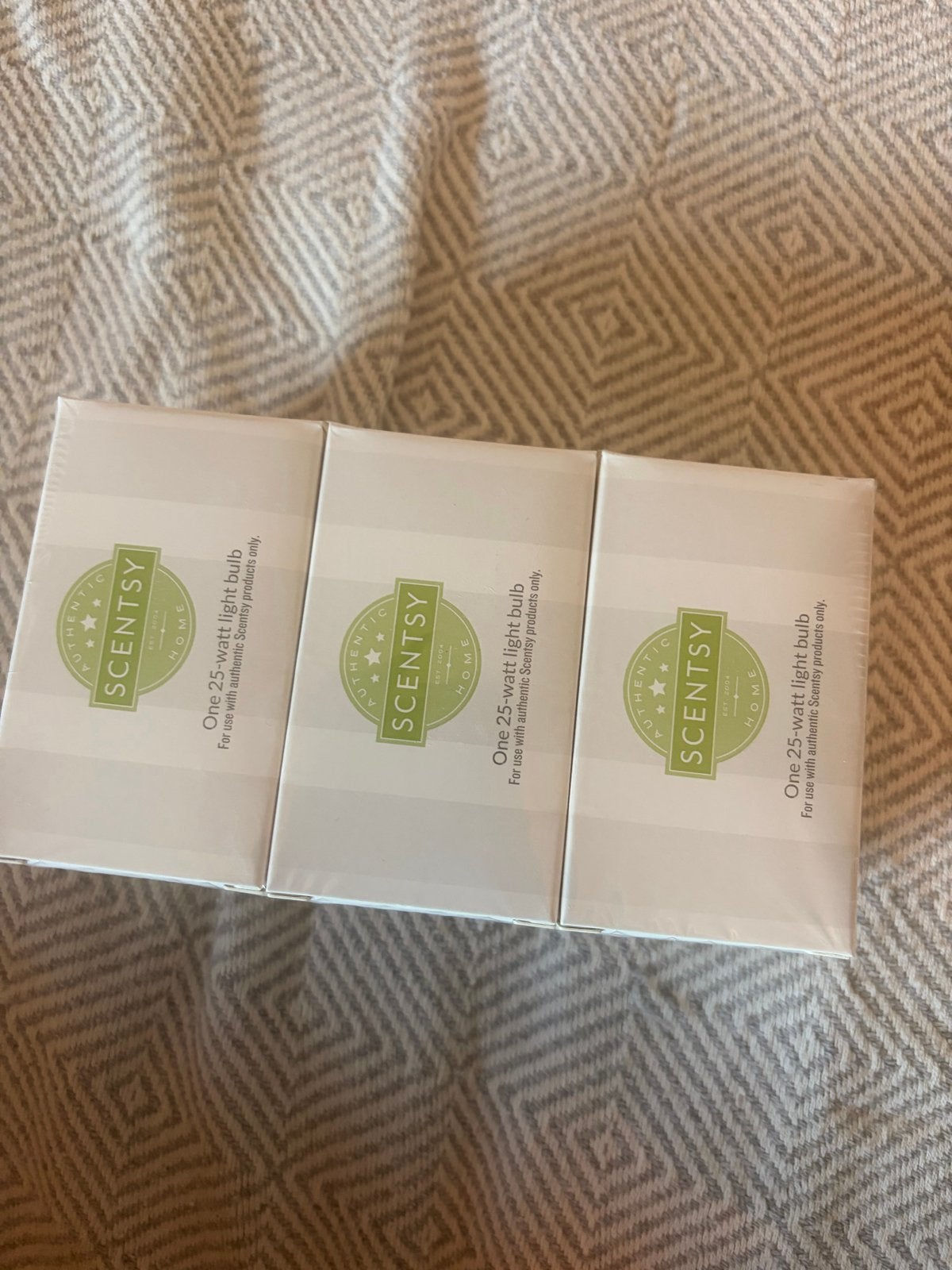 Nieuwe Scentsy gloeilampen 25 watt - set van 3, Gloeilamp, E14 (klein), Nieuw, Ophalen of Verzenden