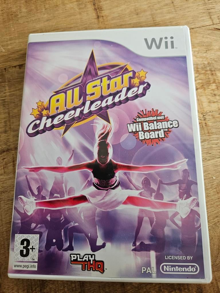 All Star Cheerleader Wii - Dans- en sportgame, 1 speler, Ophalen of Verzenden, Zo goed als nieuw, Vanaf 3 jaar