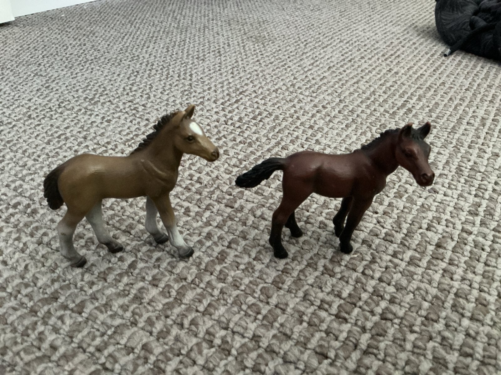 Schleich paardenveulens - 2 stuks, Ophalen of Verzenden, Gebruikt