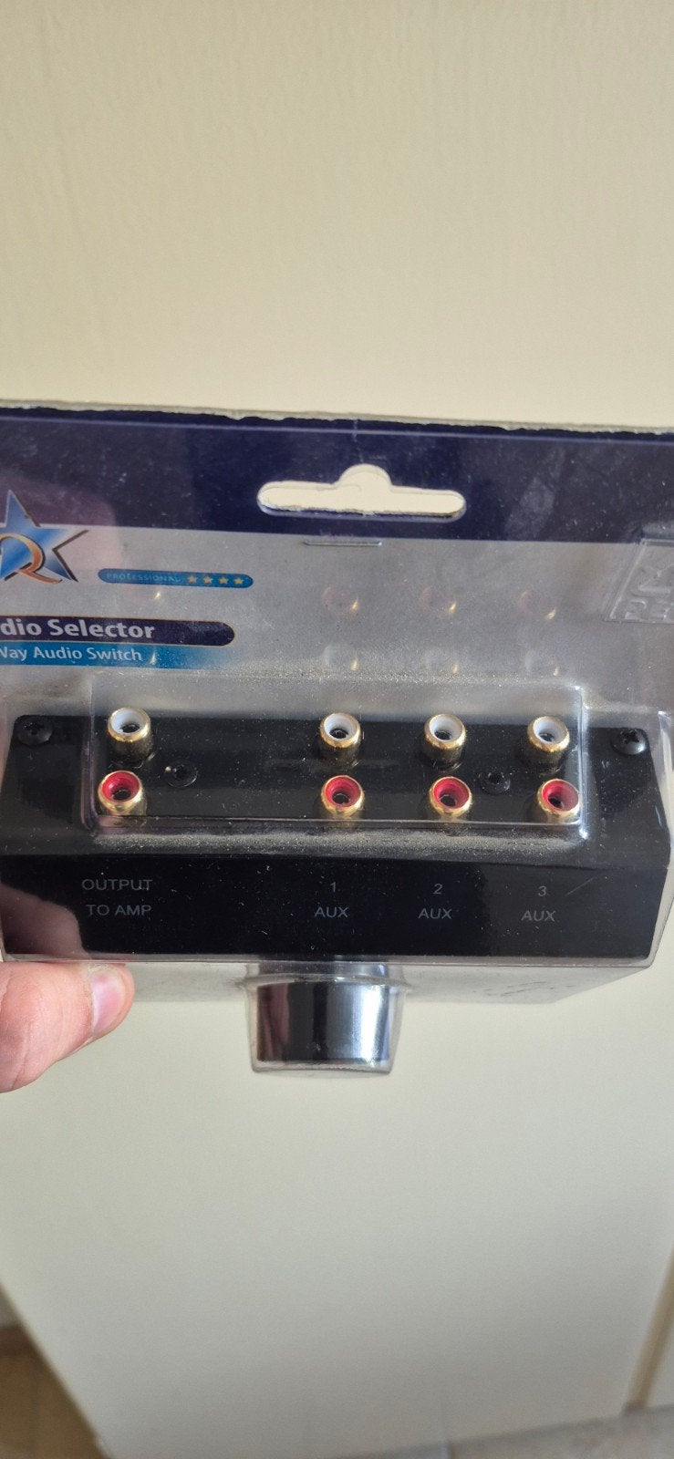 Nieuwe 3-weg Audio Selector / Switch - Ongeopend, Audio, Tv en Foto, Ophalen, Nieuw, Minder dan 2 meter, Overige kabels