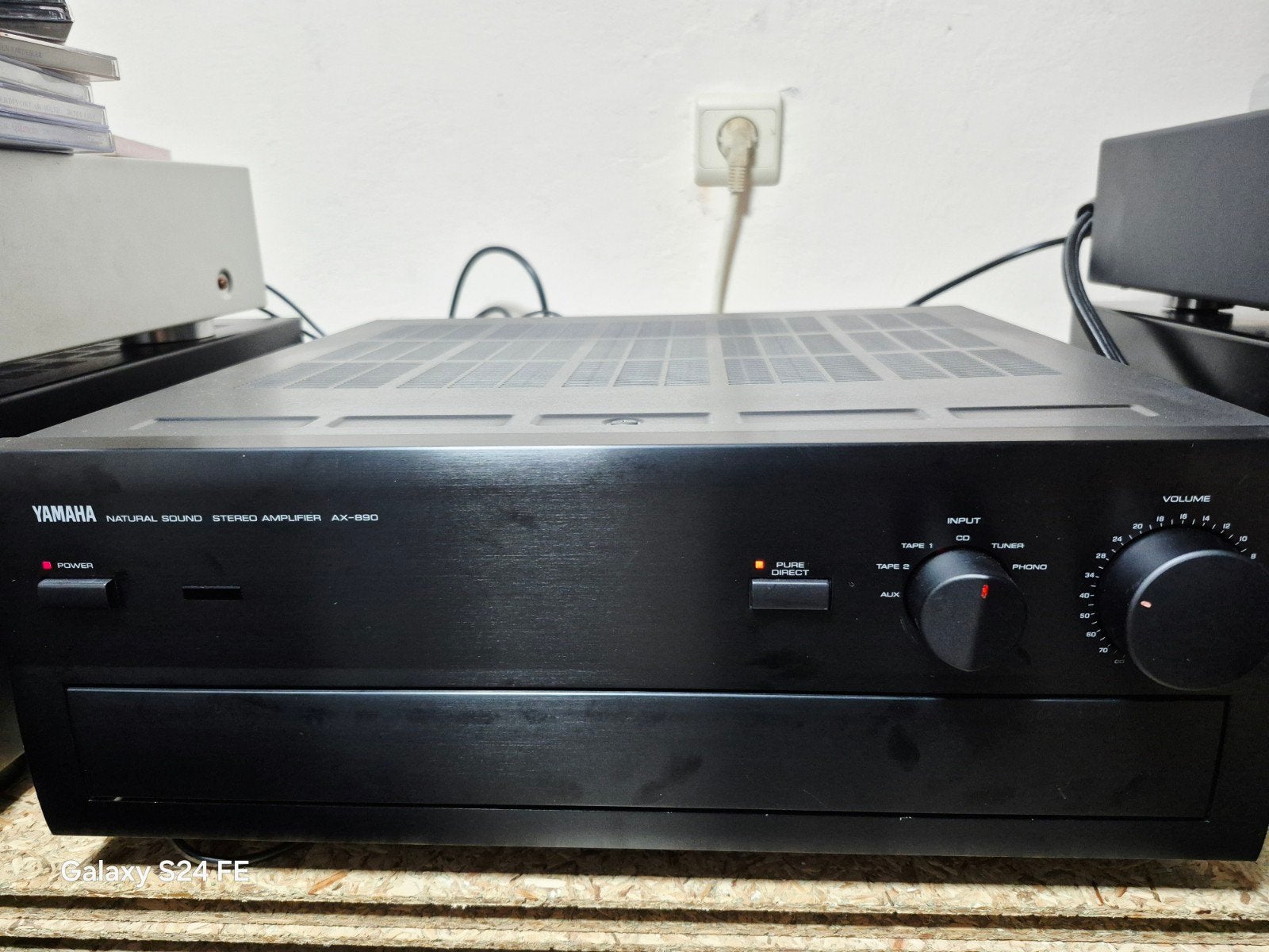 Yamaha AX-890 Natural Sound Stereo Versterker, Overige merken, Gebruikt, 70 watt of meer, Ophalen of Verzenden