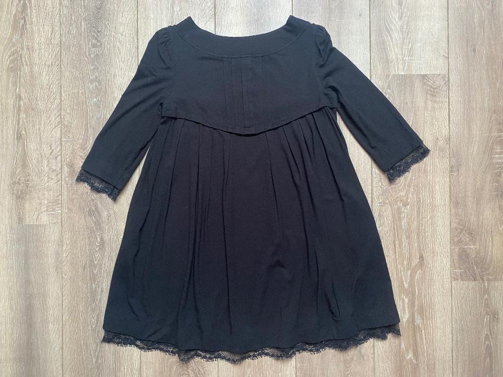 Twinset Twin Set jurk 3/4 mouw zwart S / 36, Twinset, Verzenden, Zwart, Zo goed als nieuw