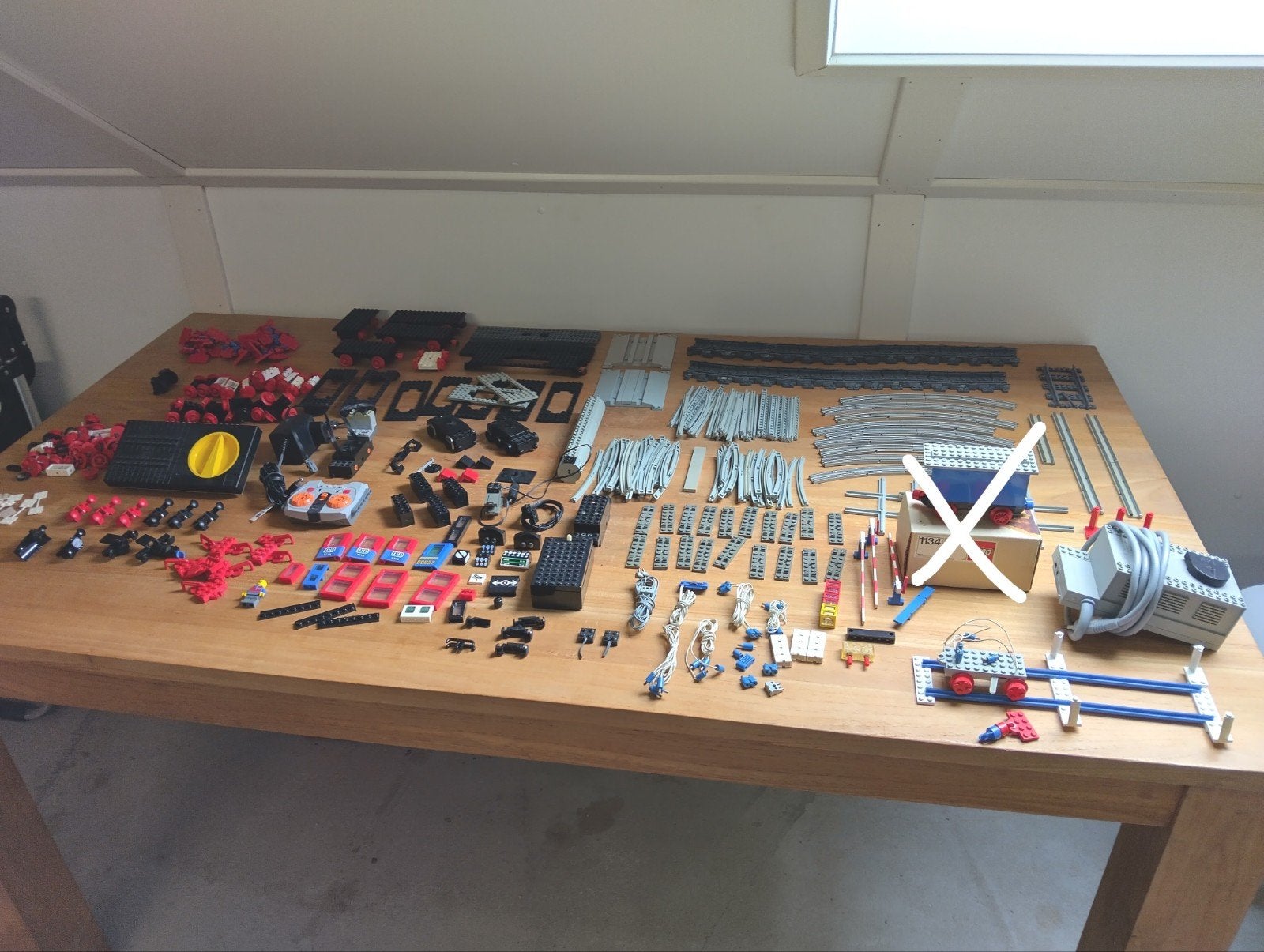 Partij Lego trein onderdelen en rails, Kinderen en Baby's, Ophalen of Verzenden, Gebruikt, Lego