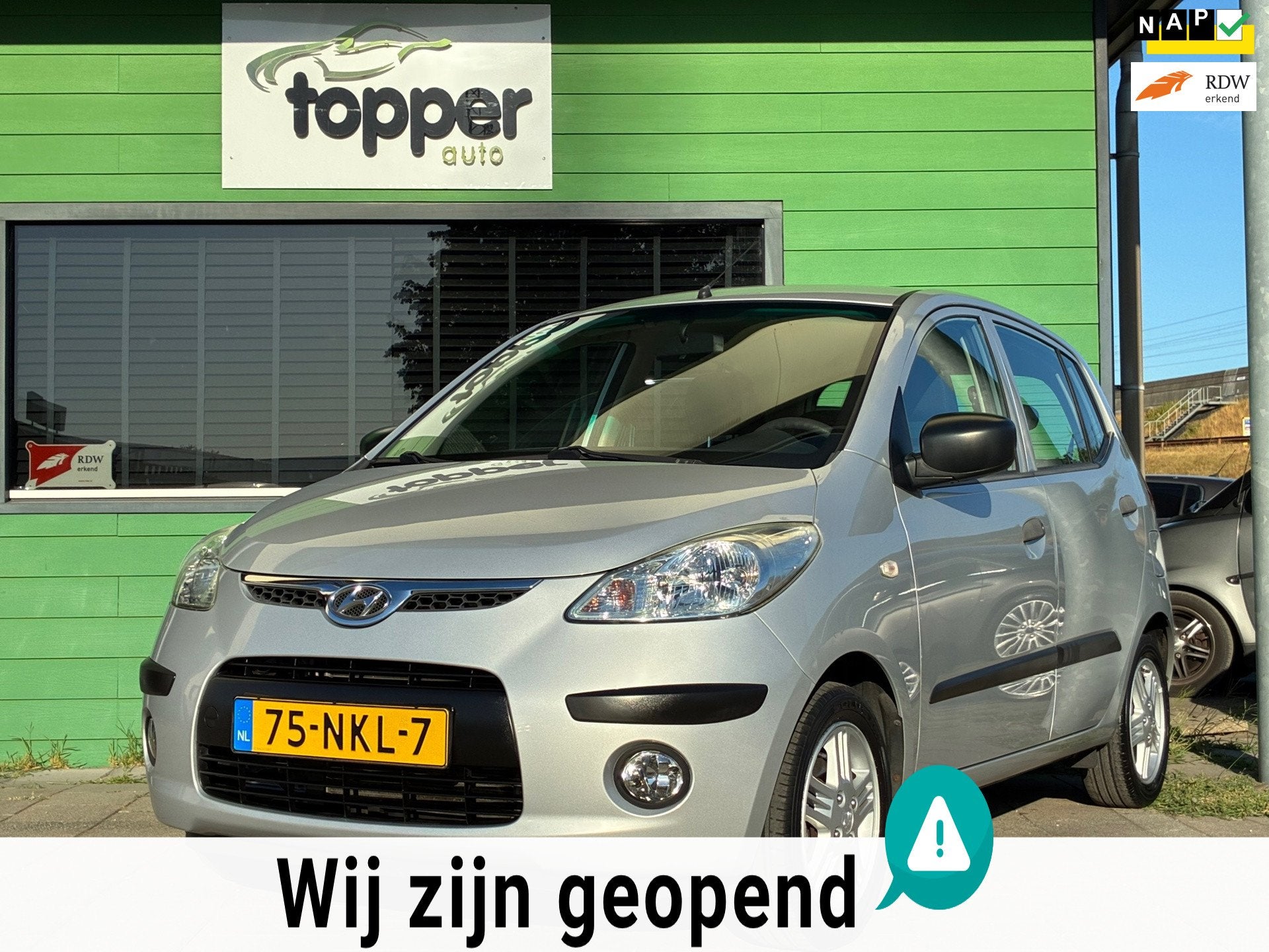 Hyundai I10 1.1 Active |1e Eigenaar|D-riem v.v.|Airco|Lm-Vel, Auto's, Gebruikt, 31 €/maand, 4 cilinders, 400 kg