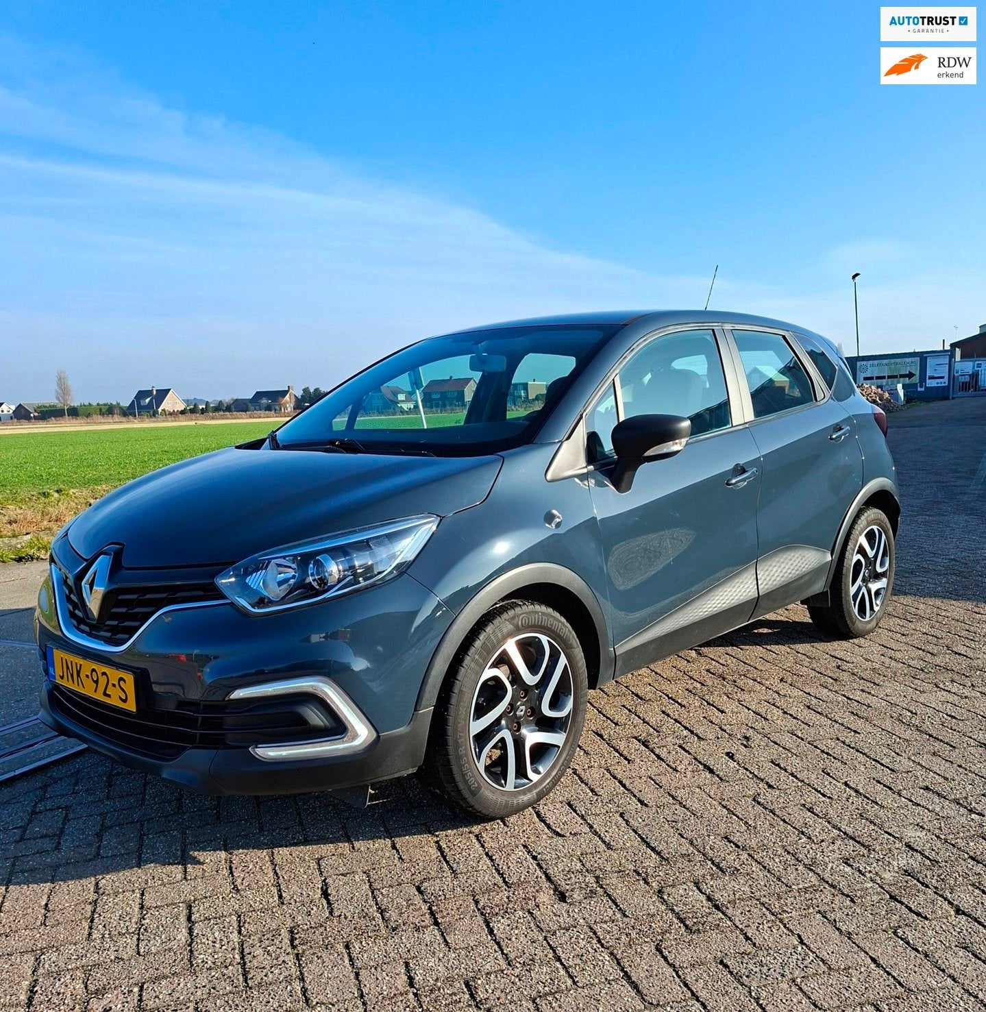 Renault CAPTUR 0,9 TCe Life Airco 2019 lage kmst 1e eig. Zee, 898 cc, Stof, Gebruikt, Blauw