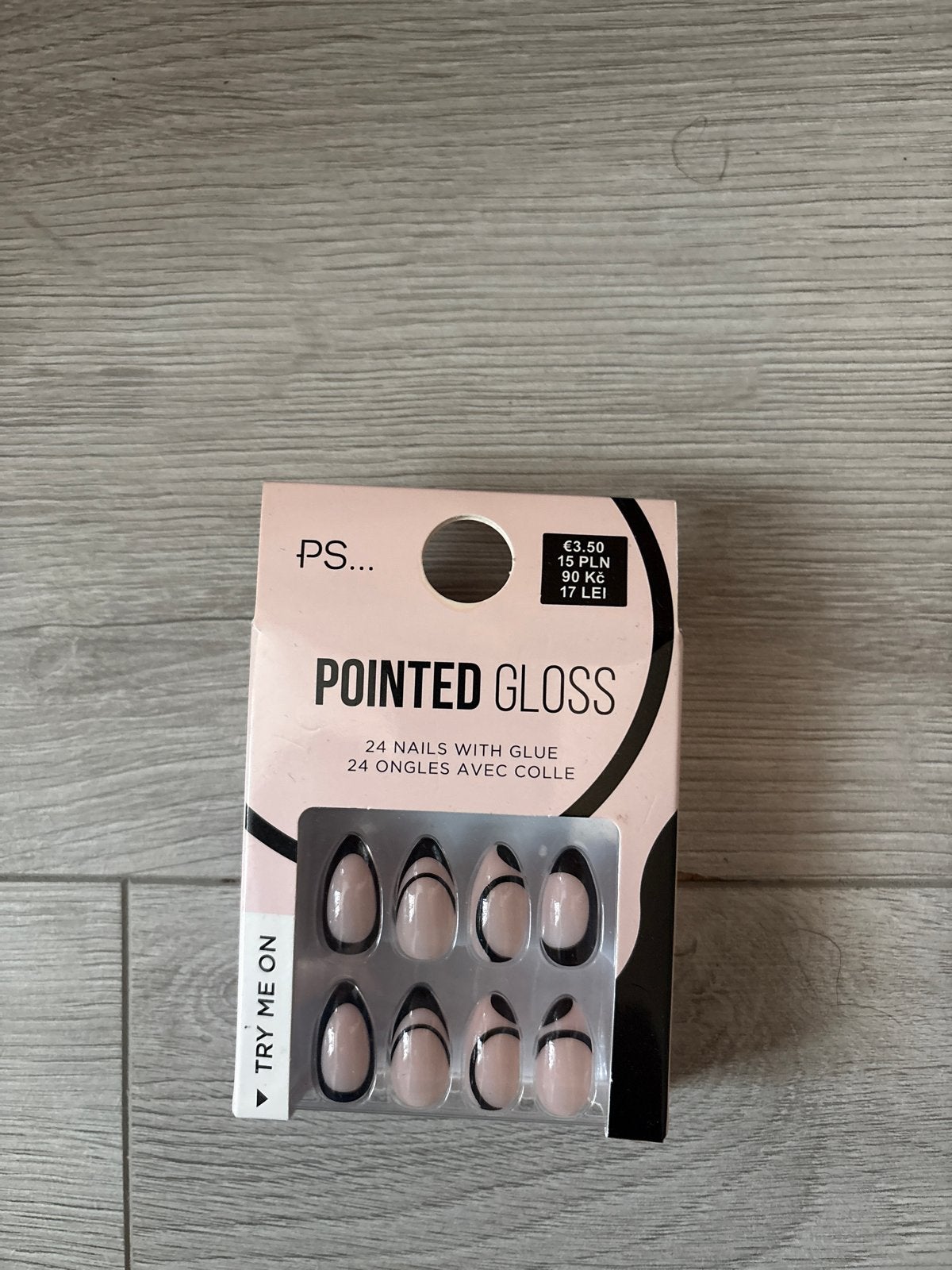 Nieuwe PS... Pointed Gloss nepnagels met lijm, Verzenden, Nieuw, Overige typen