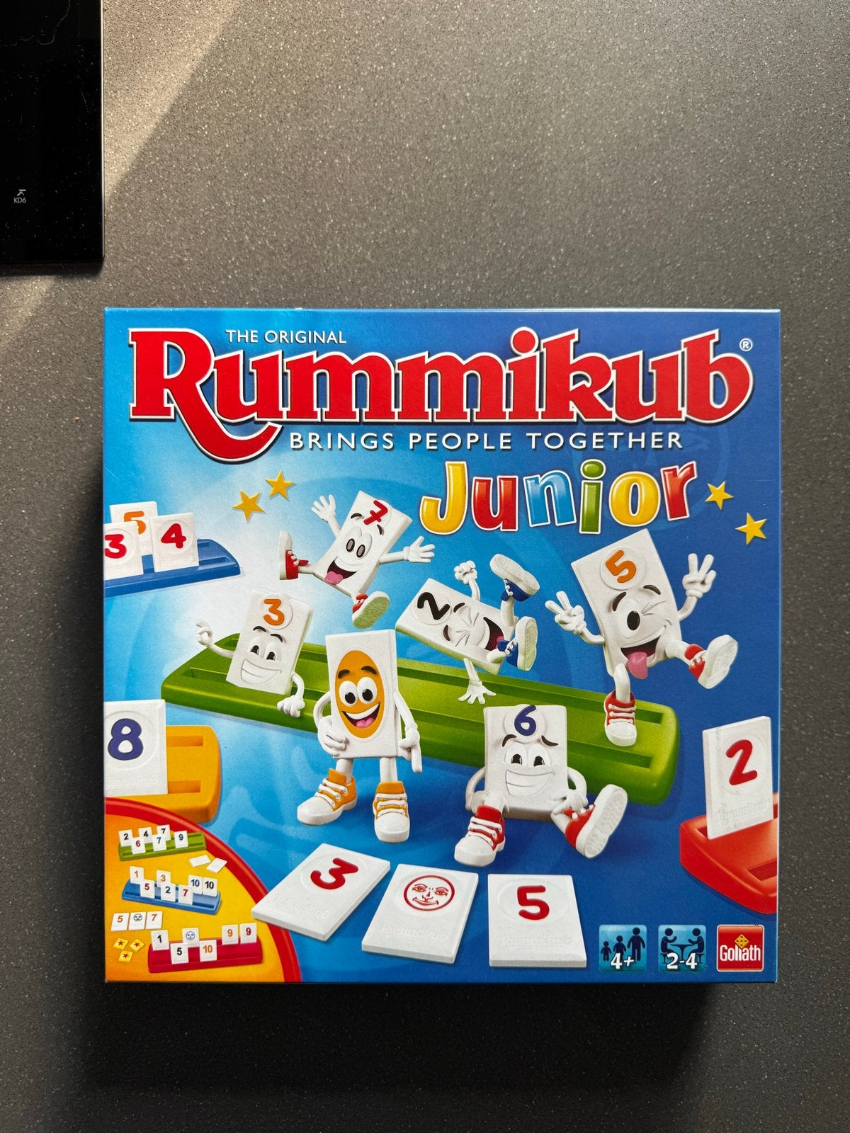 Rummikub Junior - Het originele cijferspel voor kinderen, Een of twee spelers, Ophalen of Verzenden, Zo goed als nieuw